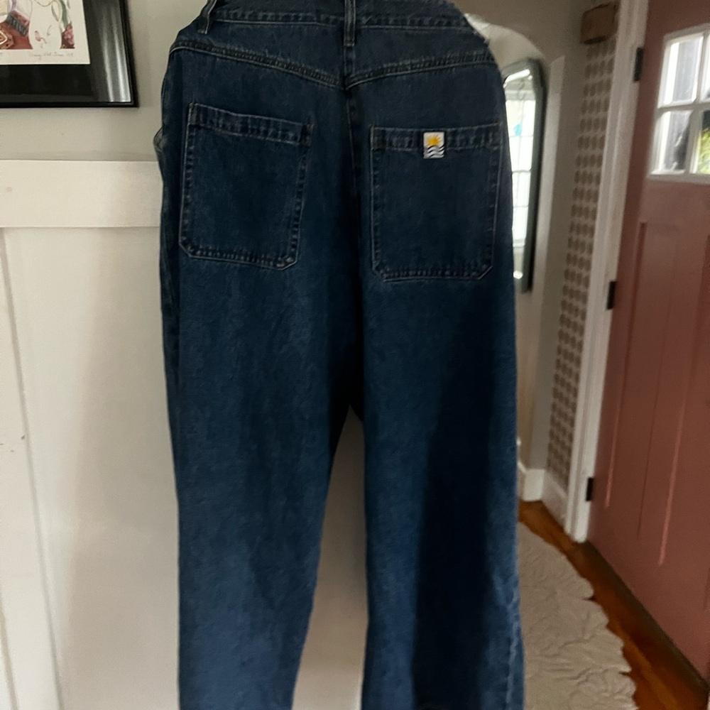 LF Markey wide leg pleated Blue Women's Jeans - 8 - Picture 3 of 5